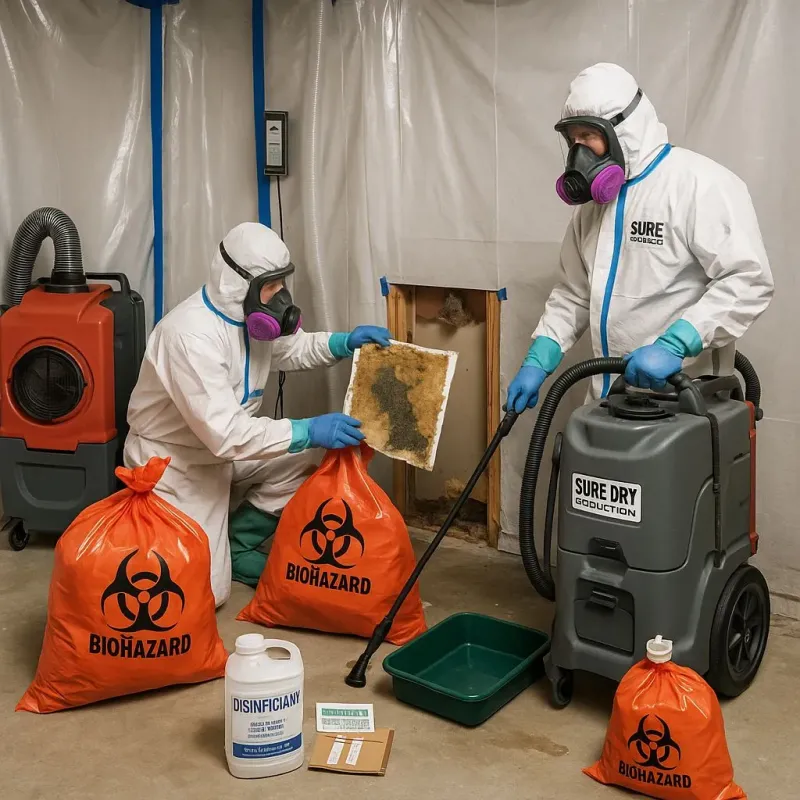 Contaminated Water Handling Protocols process in Clinton County, MI